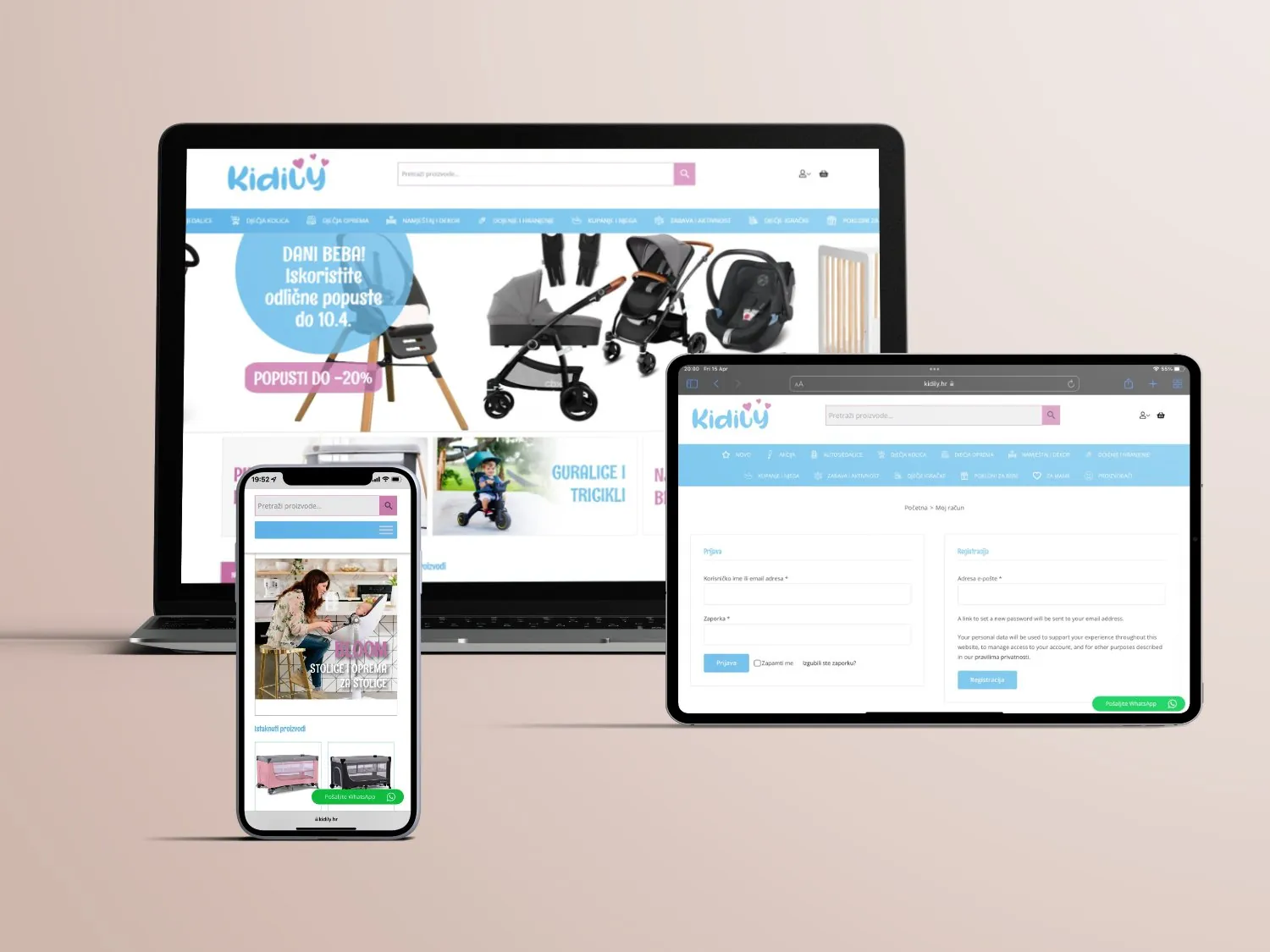 Kidily webshop